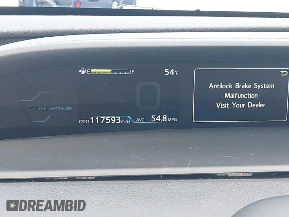 2017 Toyota Prius Plus with VIN JTDKARFP0H3052737, listed as a IAAI auction lot 42039680 with 117,593 mi miles and . Bid and sale history available at DreamBid. Image 16.