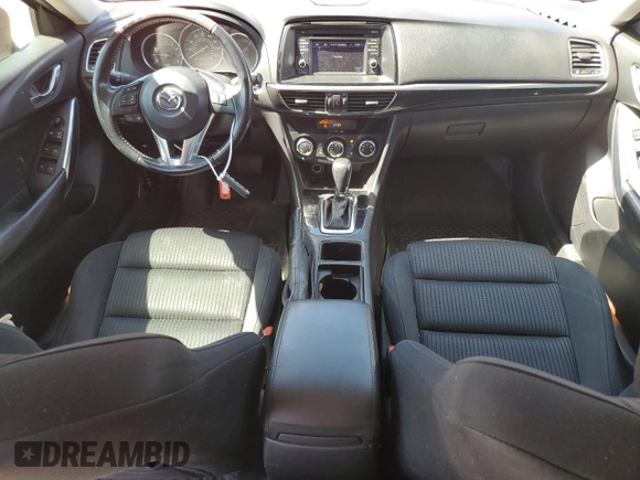 2015 Mazda 6 i Sport with VIN JM1GJ1U59F1210977, listed as a Copart auction lot 49446425 with 107,859 mi miles and Salvage Title. Bid and sale history available at carsss.com. Image 8.