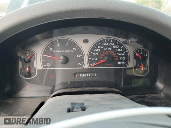2008 Ford F-150 XL with VIN 1FTRW14W58FA51271, listed as a Copart auction lot 50813415 with 190,108 mi miles and Clean title. Bid and sale history available at DreamBid. Image 9.