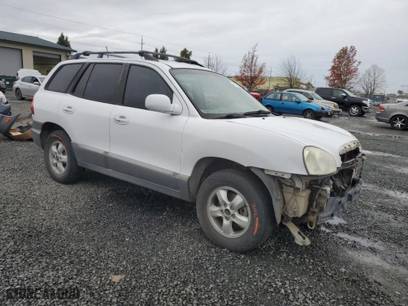 2006 Hyundai Santa Fe GLS with VIN KM8SC13E16U107469, listed as a Copart auction lot 81413354 with 151,763 mi miles and Salvage Title. Bid and sale history available at carsss.com. Image 4.