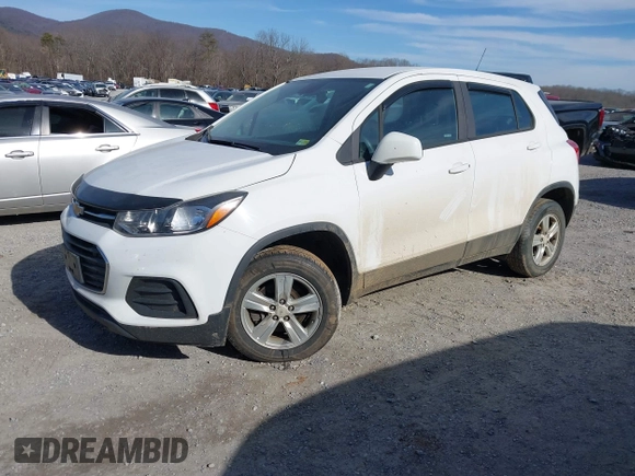 2017 Chevrolet Trax LS with VIN 3GNCJNSBXHL234920, listed as a IAAI auction lot 41622170 with 98,166 mi miles. Bid and sale history available at carsss.com. Image 18.