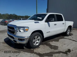 2019 Ram 1500 Big Horn z VIN 1C6RREFTXKN650995, wystawiony jako Copart lot #55326135 z przebiegiem 71 580 mil mil oraz Szkoda całkowita • Salvage title. Historia ofert i sprzedaży dostępna na DreamBid. Obrazek 1.