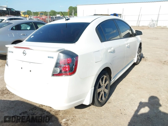 2012 Nissan Sentra SR with VIN 3N1AB6AP8CL765965, listed as a IAAI auction lot 42564529 with 128,511 mi miles and . Bid and sale history available at DreamBid. Image 4.