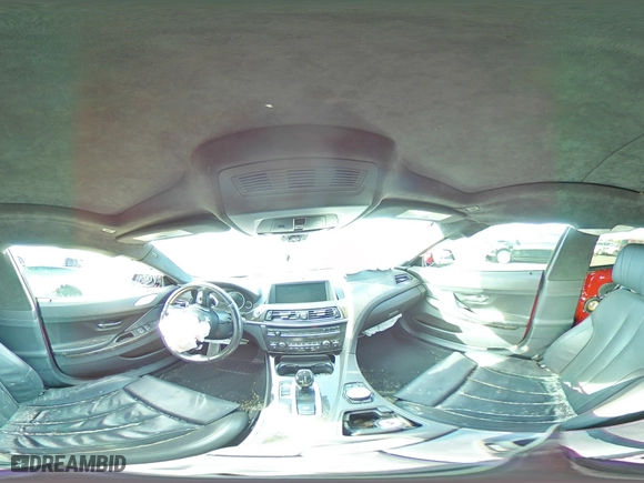 2015 BMW 6 Series 650i with VIN WBA6B2C57FGB99619, listed as a Copart auction lot 83660614 with 51,551 mi miles and Salvage Title. Bid and sale history available at carsss.com. Image 12.