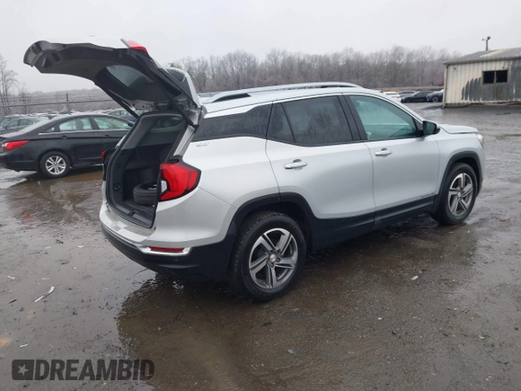 2021 GMC Terrain SLT z VIN 3GKALPEV3ML398696, wystawiony jako IAAI lot #41494101 z przebiegiem 42 327 mil mil oraz . Historia ofert i sprzedaży dostępna na DreamBid. Obrazek 4.