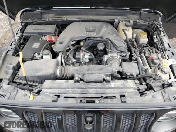 2021 Jeep Wrangler Unlimited Sport S z VIN 1C4HJXDGXMW583129, wystawiony jako Copart lot #51459955 z przebiegiem 63 929 mil mil oraz Szkoda całkowita • Salvage title. Historia ofert i sprzedaży dostępna na DreamBid. Obrazek 12.