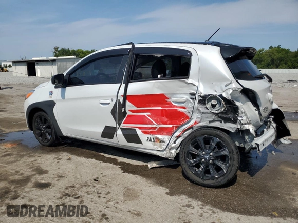 2023 Mitsubishi Mirage Black Edition with VIN ML32AWHJ3PH006072, listed as a Copart auction lot 56467745 with 13,735 mi miles and Non repairable. Bid and sale history available at DreamBid. Image 2.