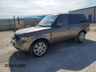 2012 Land Rover Range Rover HSE Lux with VIN SALMF1D46CA377622, listed as a Copart auction lot 50413615 with 141,425 mi miles and Salvage Title. Bid and sale history available at DreamBid. Image 1.