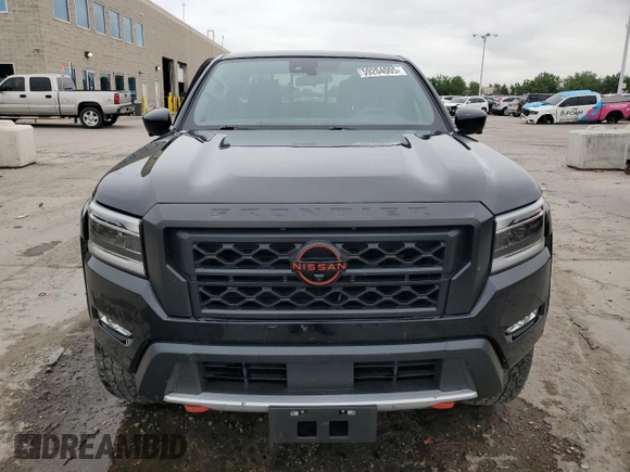 2023 Nissan Frontier SV with VIN 1N6ED1EK8PN670416, listed as a Copart auction lot 59204005 with 19,155 mi miles and Salvage title. Bid and sale history available at DreamBid. Image 5.
