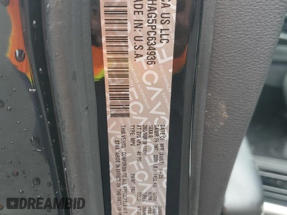 2023 Dodge Durango SXT with VIN 1C4RDHAG5PC634936, listed as a Copart auction lot 57282195 with 56,689 mi miles and Salvage title. Bid and sale history available at DreamBid. Image 13.