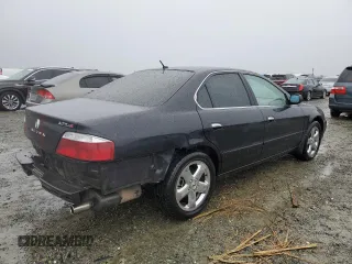 2003 Acura TL Type S w/Navigation System with VIN 19UUA56983A014407, listed as a Copart auction lot 43801225 with 116,004 mi miles and Salvage Title. Bid and sale history available at carsss.com. Image 3.