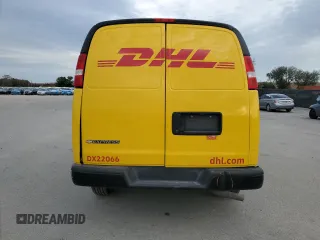 2022 Chevrolet Express Cargo with VIN 1GCWGAFPXN1163191, listed as a Copart auction lot 87840625 with Not provided miles and Salvage title. Bid and sale history available at DreamBid. Image 6.