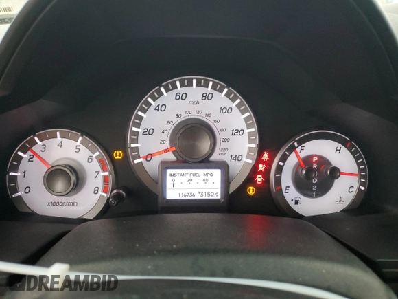 2012 Honda Pilot Touring with VIN 5FNYF3H9XCB040629, listed as a Copart auction lot 44800885 with 116,736 mi miles and Salvage Title. Bid and sale history available at carsss.com. Image 9.