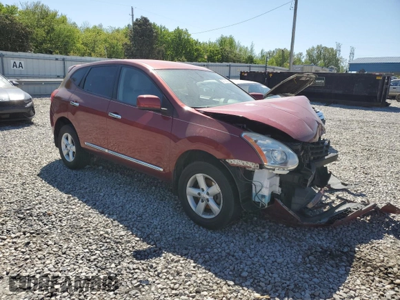 2013 Nissan Rogue S with VIN JN8AS5MT0DW038674, listed as a Copart auction lot 52739025 with 127,782 mi miles and Salvage Title. Bid and sale history available at carsss.com. Image 4.