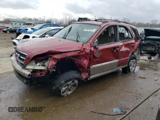2006 Kia Sorento LX with VIN KNDJD733765524331, listed as a Copart auction lot 80685693 with Not Provided miles and Non Repairable. Bid and sale history available at carsss.com. Image 1.