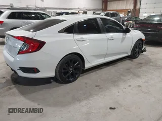 2020 Honda Civic Sedan Sport with VIN 2HGFC2F85LH600878, listed as a IAAI auction lot 41674600 with 30,143 mi miles. Bid and sale history available at carsss.com. Image 4.