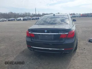 2015 BMW 7 Series 740Li xDrive with VIN WBAYF4C55FD874116, listed as a IAAI auction lot 41877144 with 156,280 mi miles. Bid and sale history available at carsss.com. Image 17.