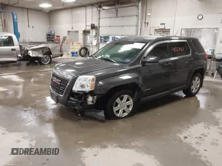 2014 GMC Terrain SLE with VIN 2GKFLVEKXE6355138, listed as a IAAI auction lot 41327469 with 99,044 mi miles. Bid and sale history available at carsss.com. Image 2.