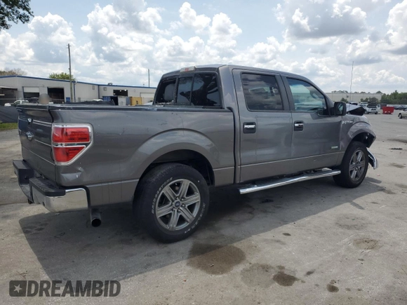 2014 Ford F-150 XL with VIN 1FTFW1CTXEKF32078, listed as a Copart auction lot 55669135 with 144,521 mi miles and Salvage title. Bid and sale history available at DreamBid. Image 3.