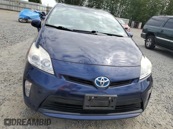 2013 Toyota Prius One with VIN JTDKN3DU9D1622718, listed as a Copart auction lot 65586695 with 79,305 mi miles and Salvage title. Bid and sale history available at DreamBid. Image 5.