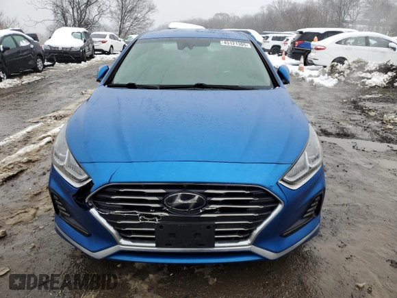 2018 Hyundai Sonata SEL with VIN 5NPE34AF1JH663556, listed as a Copart auction lot 45121305 with 57,941 mi miles and Salvage Title. Bid and sale history available at DreamBid. Image 5.