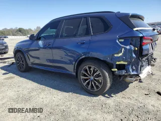 2021 BMW X5 M50i with VIN 5UXJU4C06M9G60154, listed as a Copart auction lot 46370285 with 54,221 mi miles and Salvage Title. Bid and sale history available at carsss.com. Image 2.