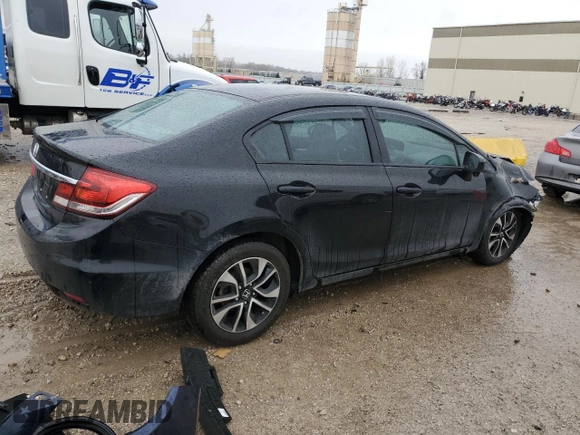 2014 Honda Civic Sedan EX with VIN 19XFB2F81EE083031, listed as a Copart auction lot 47484075 with 258,230 mi miles and Salvage Title. Bid and sale history available at carsss.com. Image 3.