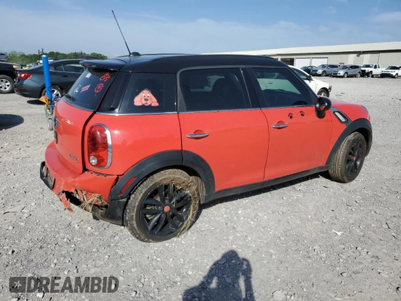 2012 MINI Countryman S with VIN WMWZC3C50CWL82827, listed as a Copart auction lot 57154755 with 149,751 mi miles and Salvage title. Bid and sale history available at DreamBid. Image 3.