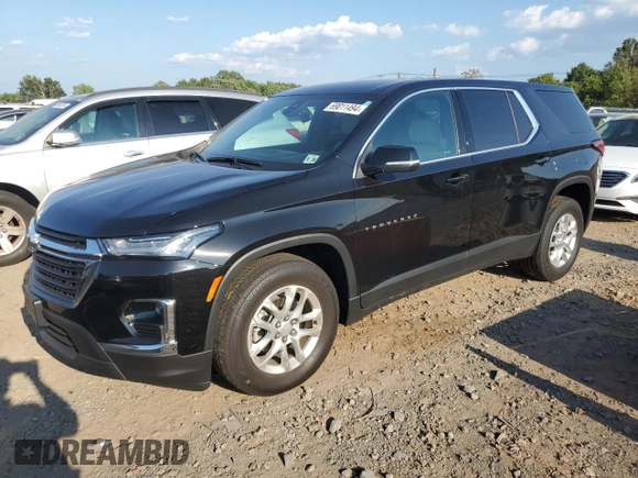 2023 Chevrolet Traverse LS with VIN 1GNEVFKW4PJ266788, listed as a Copart auction lot 69011494 with 17,895 mi miles and Salvage Title. Bid and sale history available at carsss.com. Image 1.
