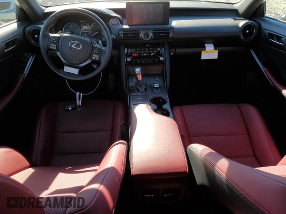 2024 Lexus IS 300 with VIN JTHCA1D24R5131944, listed as a Copart auction lot 84717014 with 4,561 mi miles and Salvage title. Bid and sale history available at DreamBid. Image 8.