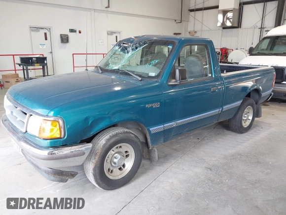 1995 Ford Ranger Splash z VIN 1FTCR10A8SUC00962, wystawiony jako IAAI lot #42594840 z przebiegiem 173 290 mil mil oraz . Historia ofert i sprzedaży dostępna na DreamBid. Obrazek 2.