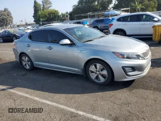 2014 Kia Optima Hybrid EX with VIN KNAGN4AD8E5067462, listed as a Copart auction lot 75878414 with 0 mi miles and Salvage Title. Bid and sale history available at carsss.com. Image 4.