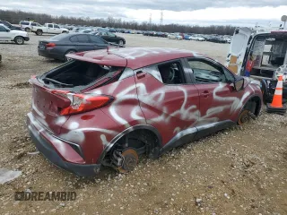 2019 Toyota C-HR XLE with VIN JTNKHMBX4K1026225, listed as a Copart auction lot 47932385 with 83,631 mi miles and Salvage Title. Bid and sale history available at DreamBid. Image 3.
