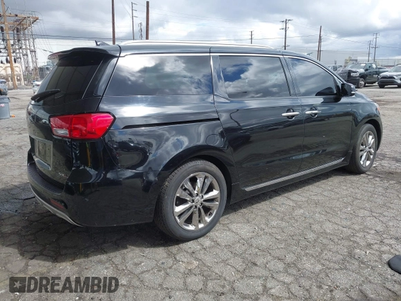 2018 Kia Sedona SX-L with VIN KNDME5C18J6390042, listed as a IAAI auction lot 41775242 with 115,003 mi miles. Bid and sale history available at carsss.com. Image 4.