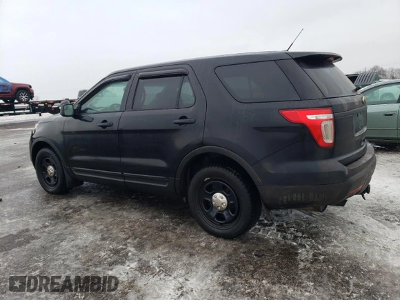 2014 Ford Utility Police Interceptor with VIN 1FM5K8AR5EGC38349, listed as a Copart auction lot 86513584 with 65,099 mi miles and Salvage Title. Bid and sale history available at carsss.com. Image 2.