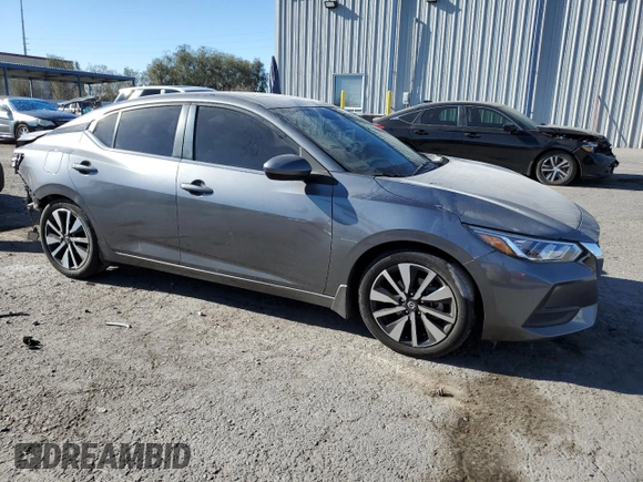 2023 Nissan Sentra SV with VIN 3N1AB8CV2PY224796, listed as a Copart auction lot 87129604 with 53,502 mi miles and Salvage Title. Bid and sale history available at carsss.com. Image 4.