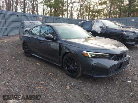 2025 Honda Civic Sport z VIN 2HGFE2F59SH504928, wystawiony jako IAAI lot #41779524 z przebiegiem 11 332 mil mil oraz . Historia ofert i sprzedaży dostępna na DreamBid. Obrazek 1.