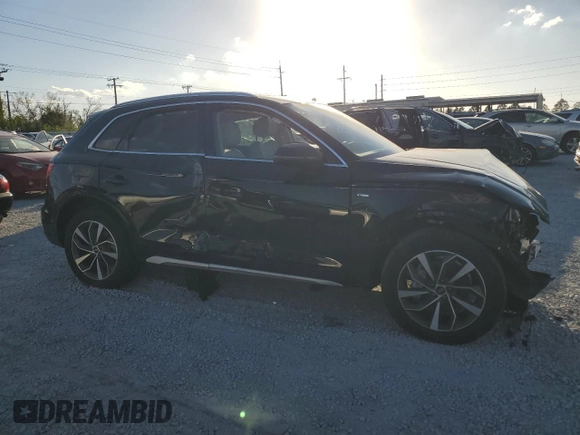 2024 Audi Q5 S line Premium with VIN WA1GAAFY2R2020857, listed as a Copart auction lot 45205825 with 0 mi miles and Clean Title. Bid and sale history available at carsss.com. Image 4.