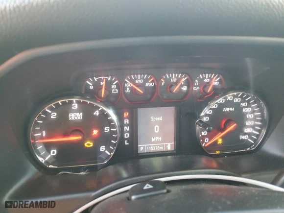 2018 Chevrolet Silverado 1500 Work Truck with VIN 1GCVKNEH2JZ111304, listed as a Copart auction lot 75830554 with 115,378 mi miles and Salvage Title. Bid and sale history available at carsss.com. Image 9.