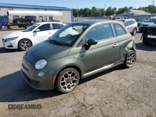 2012 FIAT 500 Sport с VIN 3C3CFFBR8CT200842, выставлен на аукционе Copart как лот 66606155 с пробегом 166 039 миль миль и Списание • Salvage title. История ставок и продаж доступна на DreamBid. Изображение 1.