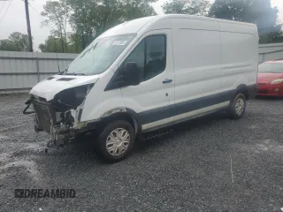 2016 Ford Transit Cargo with VIN 1FTYR2CM1GKB30368, listed as a Copart auction lot 51247805 with 136,568 mi miles and Salvage Title. Bid and sale history available at DreamBid. Image 1.