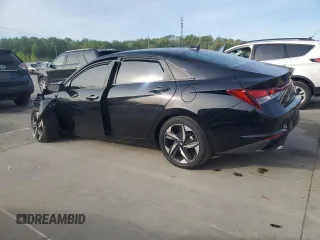 2023 Hyundai Elantra SEL with VIN KMHLS4AG5PU586509, listed as a Copart auction lot 54062625 with 15,961 mi miles and Salvage title. Bid and sale history available at DreamBid. Image 2.