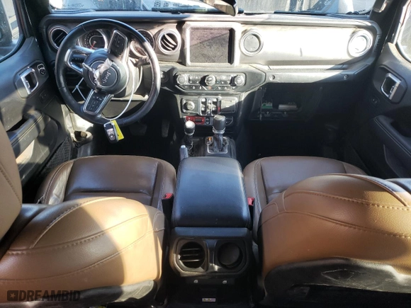 2020 Jeep Gladiator Rubicon with VIN 1C6JJTBG8LL101214, listed as a Copart auction lot 86914174 with 0 mi miles and Salvage Title. Bid and sale history available at carsss.com. Image 8.