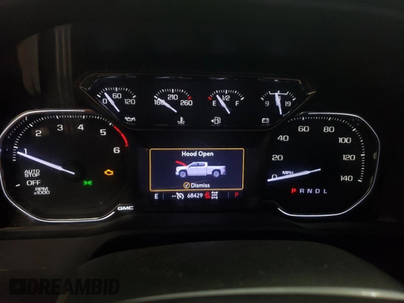 2022 GMC Sierra 1500 Elevation with VIN 3GTU9CET9NG177547, listed as a Copart auction lot 65953654 with 68,249 mi miles and Salvage Title. Bid and sale history available at DreamBid. Image 9.