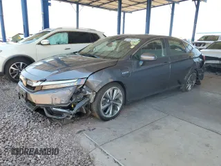 2019 Honda Clarity Plug-In Hybrid with VIN JHMZC5F14KC005388, listed as a Copart auction lot 61724054 with 0 mi miles and Salvage Title. Bid and sale history available at carsss.com. Image 1.