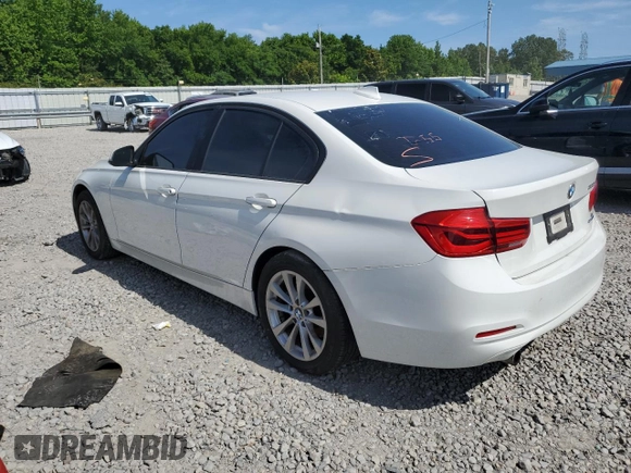 2017 BMW 3 Series 320i z VIN WBA8E1G3XHNU18555, wystawiony jako Copart lot #57665275 z przebiegiem Nie podano mil oraz Szkoda całkowita • Salvage title. Historia ofert i sprzedaży dostępna na DreamBid. Obrazek 2.