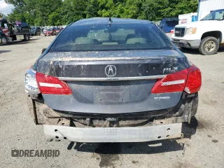 2015 Acura RLX Technology with VIN JH4KC1F57FC000544, listed as a Copart auction lot 58799935 with 151,390 mi miles and Salvage title. Bid and sale history available at DreamBid. Image 6.