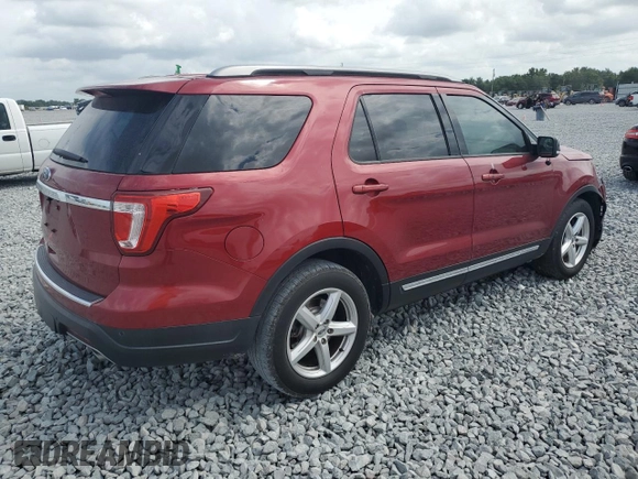 2018 Ford Explorer XLT with VIN 1FM5K7D80JGA34341, listed as a Copart auction lot 52063215 with 102,388 mi miles and Salvage Title. Bid and sale history available at DreamBid. Image 3.