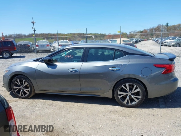 2017 Nissan Maxima SV with VIN 1N4AA6AP3HC416740, listed as a IAAI auction lot 42063451 with 64,679 mi miles and . Bid and sale history available at DreamBid. Image 14.
