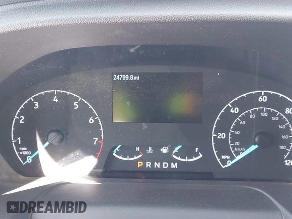 2021 Ford Transit Cargo with VIN 1FTBR2Y80MKA35393, listed as a IAAI auction lot 41732236 with 24,799 mi miles and . Bid and sale history available at DreamBid. Image 7.